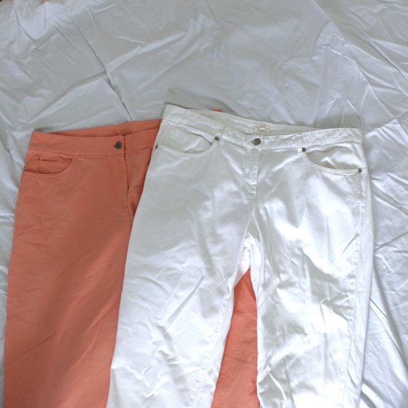 Eileen Fisher Pants - 2 PAIR EILEEN FISHER CAPRIS - SIZE: L